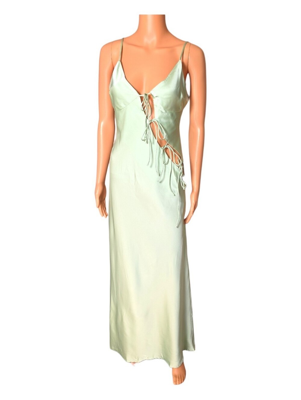 NWT LIONESS x REVOLVE About A Girl Maxi in Lime Medium - Picture 5 of 7